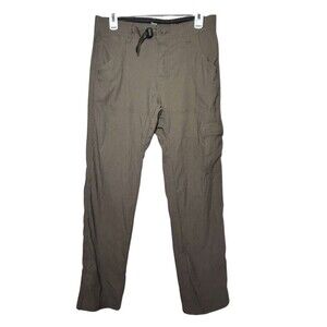 Prana Relaxed Fit Men's Pants 30/32 Brown Hiking Trail Convertible